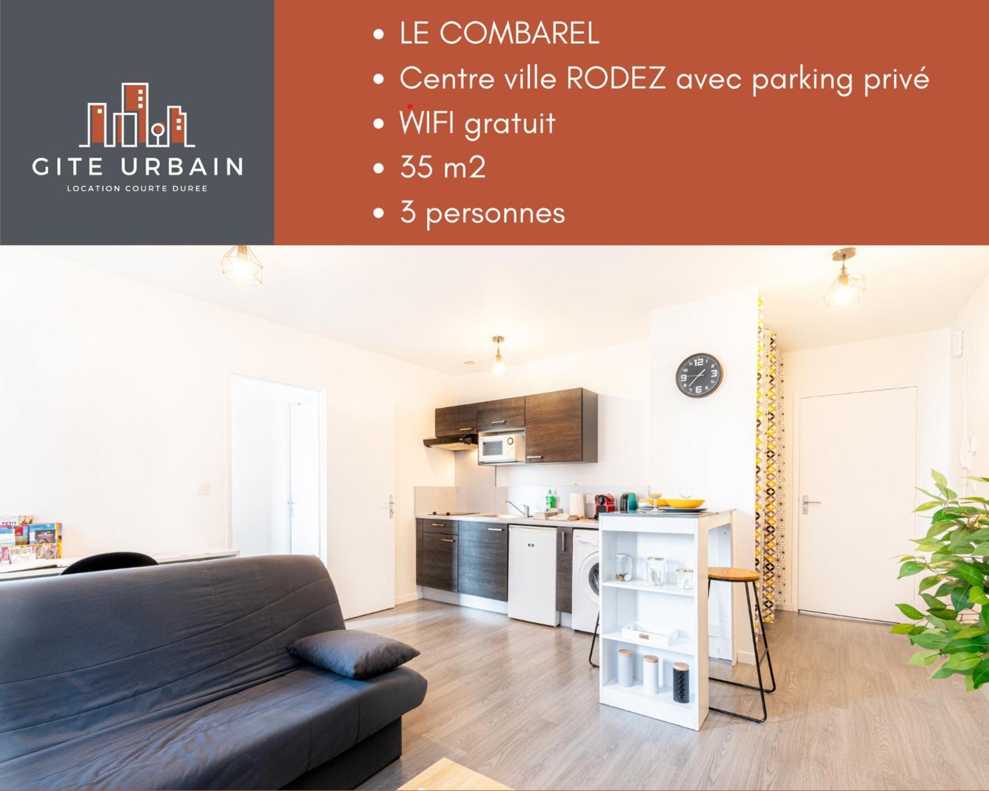 Le Combarel Apartman Rodez Kültér fotó